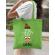 Sacosa din panza the chatty elf verde mar