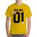 Tricou adler barbat bad girl galben
