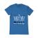 Tricou adler barbat be naughty albastru azuriu