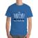 Tricou adler barbat be naughty albastru azuriu