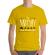 Tricou adler barbat be naughty galben