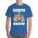 Tricou adler barbat dabbing santa albastru azuriu