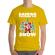 Tricou adler barbat dabbing santa galben