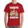 Tricou adler barbat dabbing santa rosu
