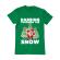 Tricou adler barbat dabbing santa verde mediu