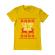 Tricou adler barbat here for the beer galben
