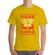 Tricou adler barbat here for the beer galben