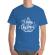 Tricou adler barbat merry christmas albastru azuriu