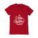 Tricou adler barbat merry christmas rosu