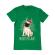Tricou adler barbat merry pugmas verde mediu
