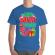 Tricou adler barbat my brother did it albastru azuriu