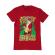 Tricou adler barbat naughty santa rosu