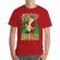 Tricou adler barbat naughty santa rosu