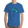 Tricou adler barbat snowman albastru azuriu
