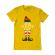 Tricou adler barbat the chatty elf galben