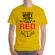 Tricou adler barbat white christmas galben