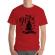 Tricou adler barbat winter time rosu