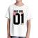 Tricou adler copil bad girl alb