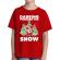 Tricou adler copil dabbing santa rosu