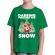 Tricou adler copil dabbing santa verde mediu