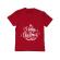 Tricou adler copil merry christmas rosu