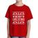 Tricou adler copil merry christmas ugly sweater rosu