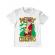 Tricou adler copil naughty santa alb