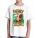 Tricou adler copil naughty santa alb