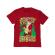Tricou adler copil naughty santa rosu