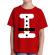 Tricou adler copil santa rosu