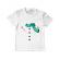 Tricou adler copil snowman alb