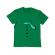 Tricou adler copil snowman verde mediu