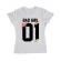 Tricou adler dama bad girl alb