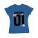 Tricou adler dama bad girl albastru azuriu