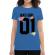 Tricou adler dama bad girl albastru azuriu