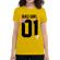 Tricou adler dama bad girl galben