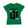 Tricou adler dama bad girl verde mediu