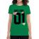 Tricou adler dama bad girl verde mediu