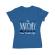 Tricou adler dama be naughty albastru azuriu