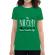 Tricou adler dama be naughty verde mediu