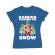 Tricou adler dama dabbing santa albastru azuriu