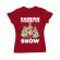 Tricou adler dama dabbing santa rosu