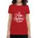 Tricou adler dama merry christmas rosu