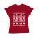 Tricou adler dama merry christmas ugly sweater rosu