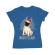 Tricou adler dama merry pugmas albastru azuriu