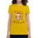 Tricou adler dama merry slothmas galben