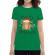 Tricou adler dama merry slothmas verde mediu
