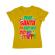 Tricou adler dama my brother did it galben