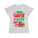 Tricou adler dama my sister did it alb