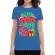 Tricou adler dama my sister did it albastru azuriu